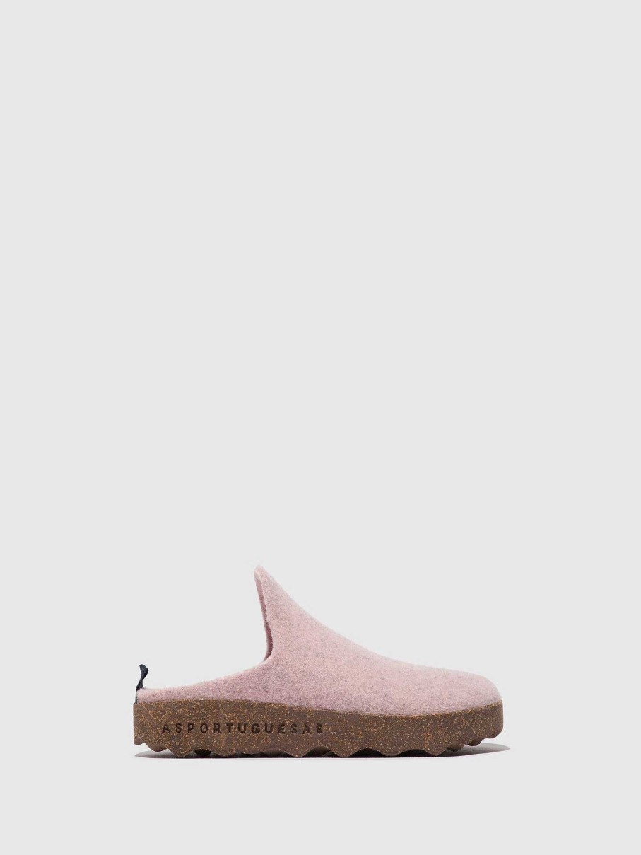 Women ASPORTUGUESAS Come | Slip-On Mules Come Pink