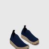 Women ASPORTUGUESAS Care | Elasticated Trainers Care Navy