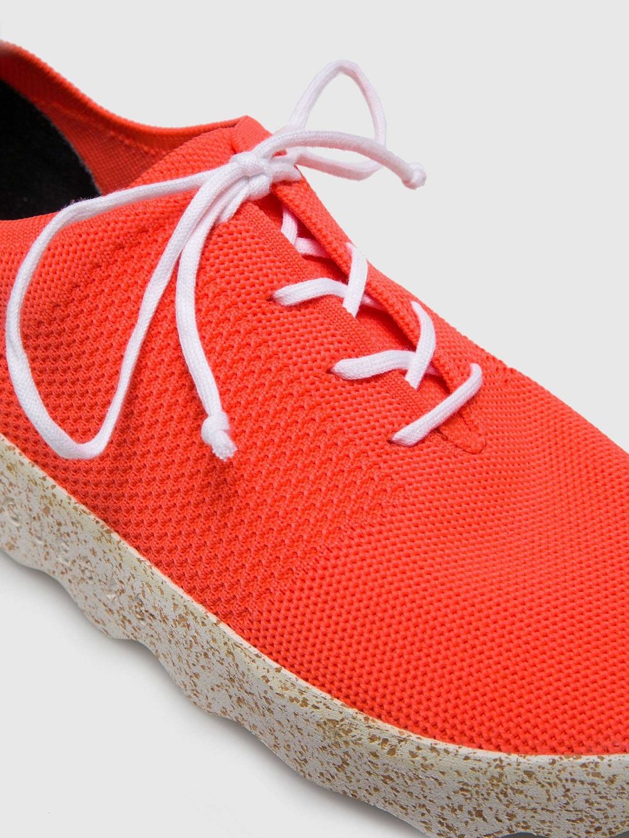 Women ASPORTUGUESAS Code | Lace-Up Trainers Code Coral