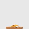 Women ASPORTUGUESAS Feel | Platform Flip-Flops Feel Yellow & Yellow Strap
