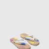 Women ASPORTUGUESAS Corals | Beach Flip-Flops Corals Natural & White Strap