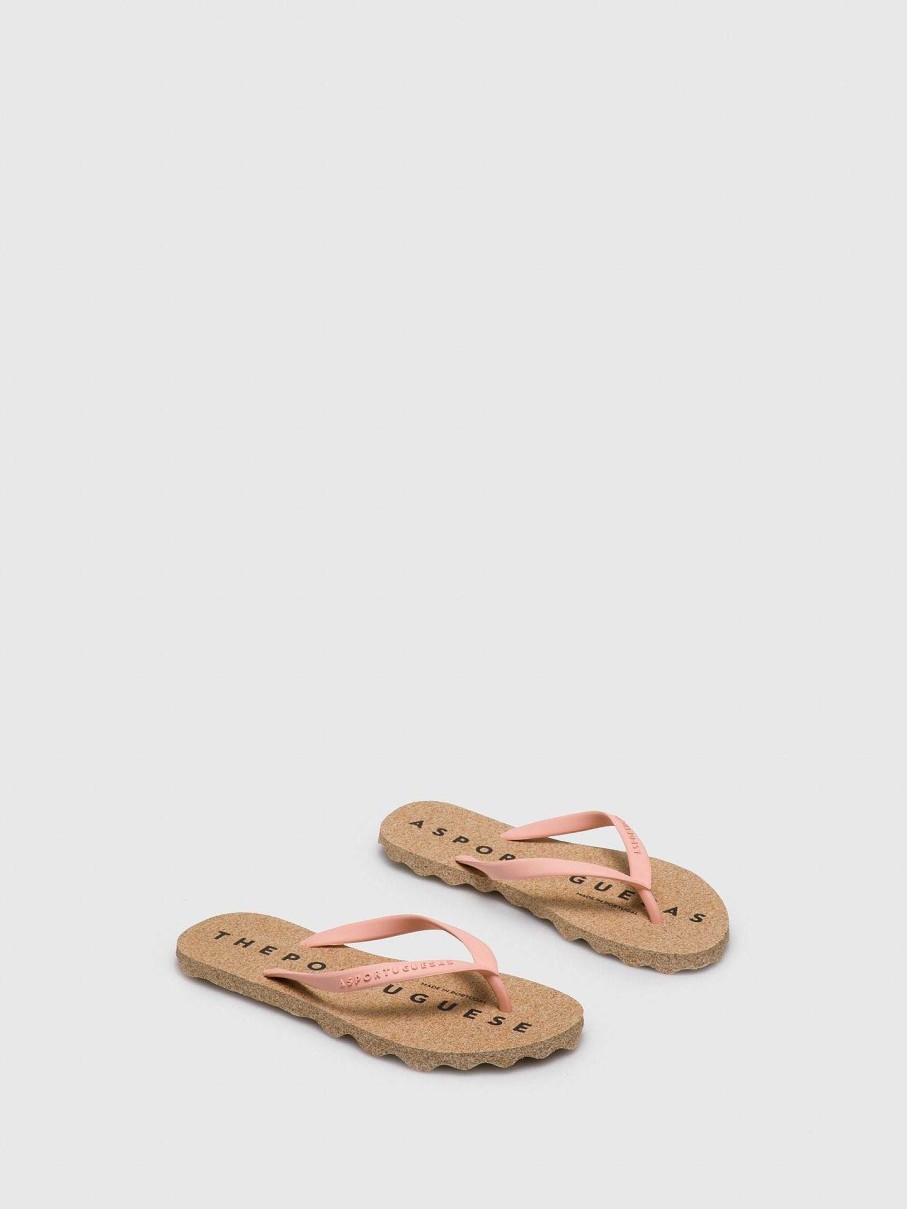 Women ASPORTUGUESAS Base | Beach Flip-Flops Base Pink