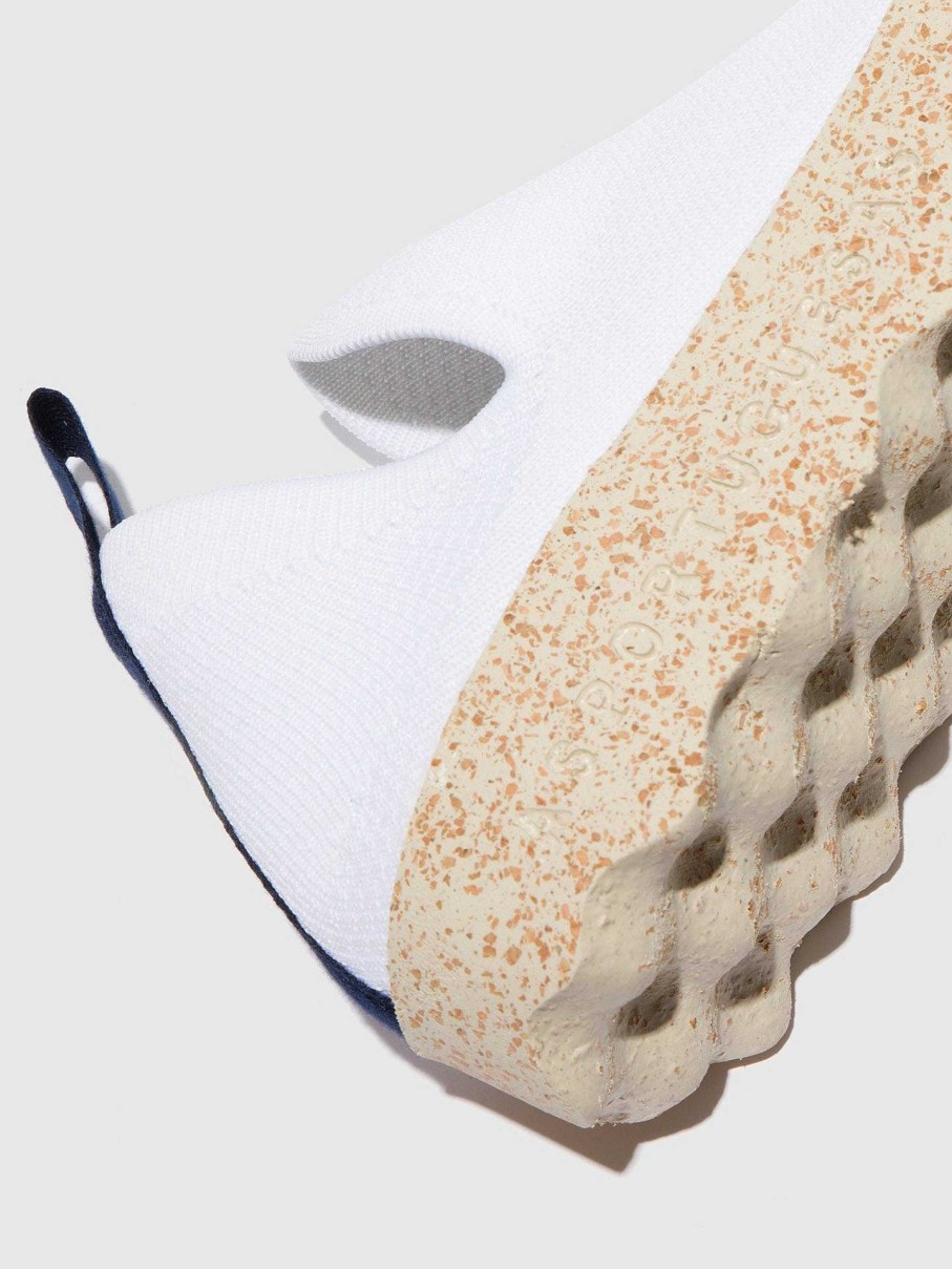 Women ASPORTUGUESAS Care | Elasticated Trainers Care White S.Cafe Stretch