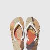 Women ASPORTUGUESAS Bumpy | Beach Flip-Flops Bumpy Multi. & White Strap
