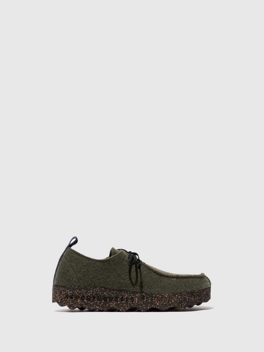 Men ASPORTUGUESAS Chat | Lace-Up Shoes Chat Military Green