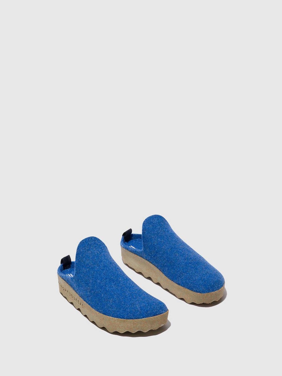 Women ASPORTUGUESAS Come | Slip-On Mules Come Blue